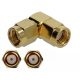 Delock Adapter RP-SMA-dugó apa RP-SMA-dugó 90  10 GHz (89949)