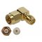 Delock Adapter SMA-dugó apa RP-SMA csatlakozóhüvely 90  10 GHz (89955)