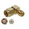 Delock Adapter RP-SMA-dugó apa RP-SMA csatlakozóhüvely 90  10 GHz (89956)