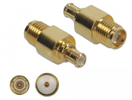 Delock Adapter SMA-hüvely apa MCX-dugó 10 GHz (89959)