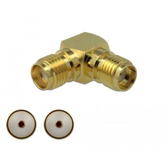   Delock Adapter, SMA csatlakozóhüvely apa SMA csatlakozóhüvely 90  3 GHz (89964)