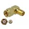 Delock Adapter RP-SMA-dugó apa RP-SMA csatlakozóhüvely 90  3 GHz (89968)