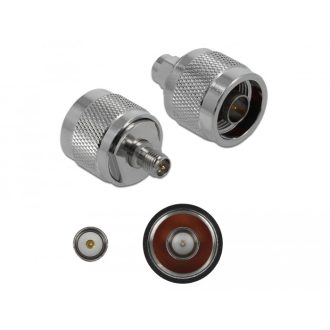   Delock Adapter N-dugó apa RP-SMA csatlakozóhüvely 10 GHz (89984)