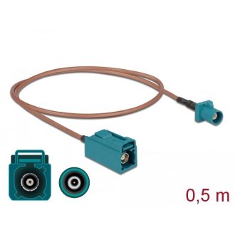   Delock Antennakábel FAKRA Z-dugó > FAKRA Z-hüvely RG-316 0,5 m (90004)