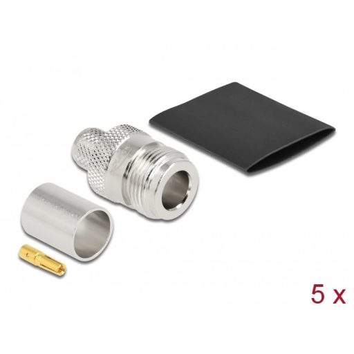 Delock N anya LMR 400 krimpelésére illeszkedő süllyesztő csővel (90023)