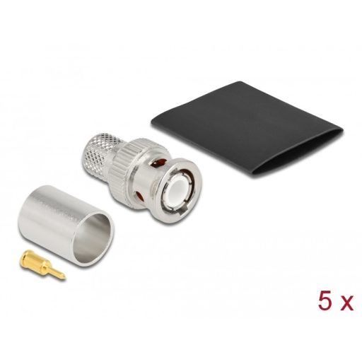 Delock BNC apa LMR 400 krimpelésére illeszkedő süllyesztő csővel (90024)