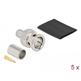   Delock BNC apa RG6 krimpelésére illeszkedő süllyesztő csővel (90026)