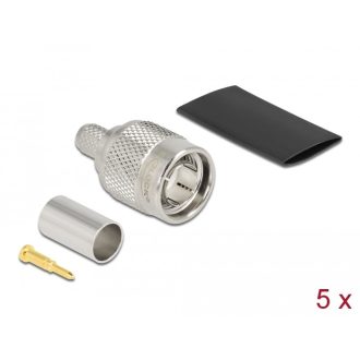   Delock TNC apa RG59 krimpelésére illeszkedő süllyesztő csővel (90030)