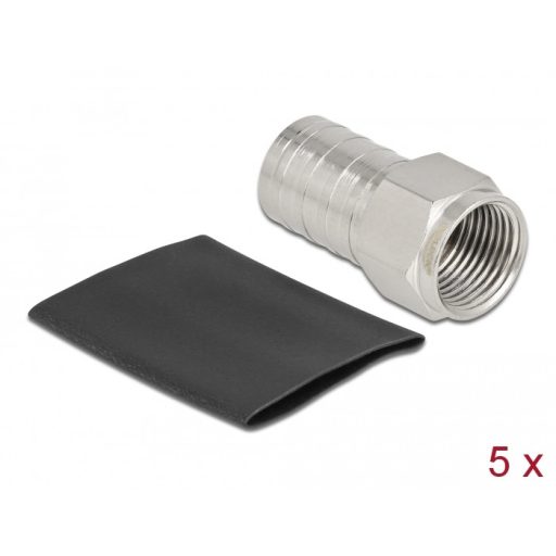 Delock F apa RG6 krimpelésére illeszkedő süllyesztő csővel (90033)