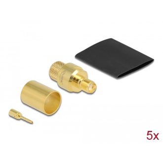   Delock SMA anya LMR400 krimpelésére illeszkedő süllyesztő csővel (90036)