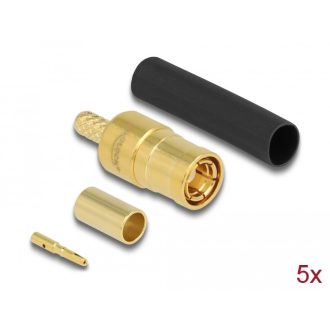   Delock SMB apa RG-174 / RG-316 krimpelésére illeszkedő süllyesztő csővel (90040)