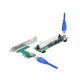 Delock PCI Express Riser kártya x1 - 1 x PCI 32 Bit bővítőhely, 60 cm-es -kábellel (90065)