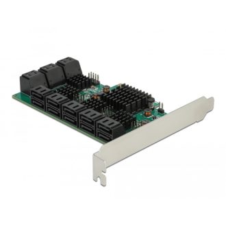 Delock 16 portos SATA PCI Express x4 Kártya (90073)