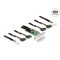 Delock PCI Express 4.0 x16 kártya - 4 x SFF-8639 NVMe - elágazás - alacsony profilú formatényező (90077)