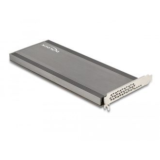   Delock PCI Expresz 4.0 x16 kártya - 4xbelső NVMe M.2 M-kulcs hűtőbordával és ventilátorral-elágazás (90079)