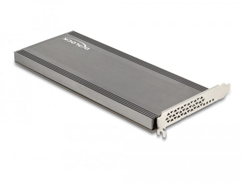 Delock PCI Expresz 4.0 x16 kártya - 4xbelső NVMe M.2 M-kulcs hűtőbordával és ventilátorral-elágazás (90079)