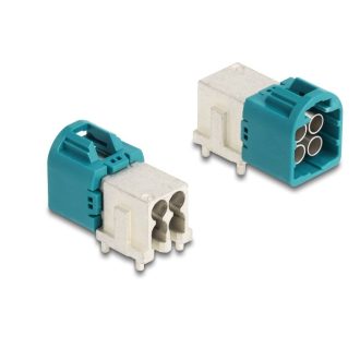   Delock Mini FAKRA Z A-típusú quad hajlított apa PCB (90113)