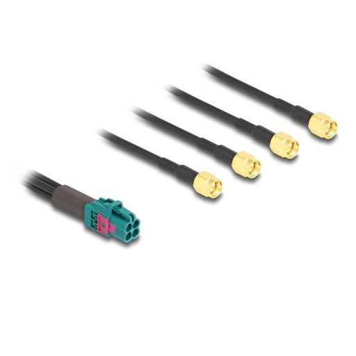 Delock Mini FAKRA Z quad kábel anya - 4 db. SMA A-típusú apa (90126)