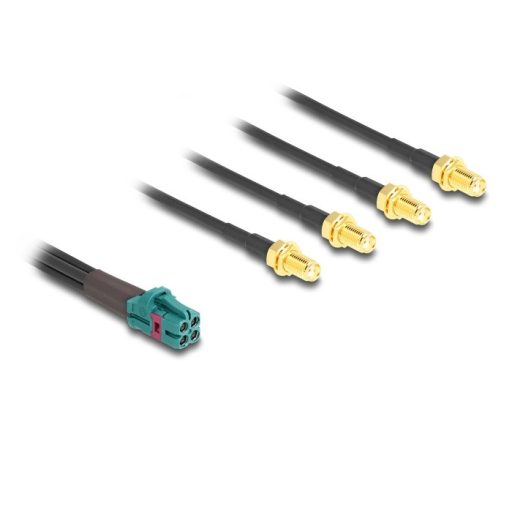 Delock Mini FAKRA Z quad kábel anya - 4 db. SMA A-típusú anya (90127)