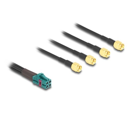 Delock Mini FAKRA Z quad kábel anya - 4 db. SMA B-típusú apa (90142)