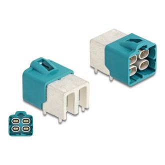 Delock HDMTD négyes csatlakozó szögletes PCB-hez (90145)