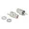 Delock DC csatlakozó anya 5,5 x 2,5 mm-es forrasztott foglalatfej verzióval - kerek 20 V / 9 A (90171)