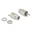 Delock DC csatlakozó anya 5,5 x 2,5 mm-es forrasztott foglalatfej verzióval - kerek 20 V / 10 A (90176)