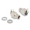 Delock DC csatlakozó anya 5,5 x 2,1 mm-es forrasztott foglalatfej verzióval ívelt - Hexagon 20 V / 10 A (90179)
