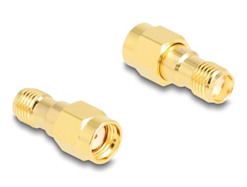 Delock Adapter RP-SMA-dugó apa SMA csatlakozóhüvely HBI59-1 (90203)