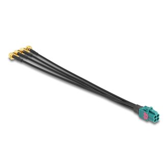   Delock Mini FAKRA Z quad kábel anya - 4 db. SMA anya 20 cm (90283)