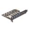 Delock USB 5 Gbps sebességű PCI Expressz x1 kártya - 5 db. külső Á-típusú + 2 db. külső USB Type-C  anya (90346)