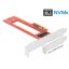 Delock PCI Express x4-kártya - 1 x M.3 / NF1 nyílás - alacsony profilú formatényező (90401)