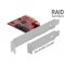 Delock 2 portos SATA PCI Express Kártya RAID 1-del - megismételve a meglévő adatokat (90406)