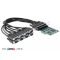 Delock PCI Express Kártya > 8 x RS-232 soros csatlakozó (90411)