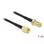 Delock Antennakábel RP-SMA-dugó - RP-SMA-hüvely LMR/CFD100, 1 m low loss (90443)