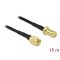 Delock Antennakábel RP-SMA-dugó - RP-SMA-hüvely LMR/CFD100, 15 m low loss (90444)