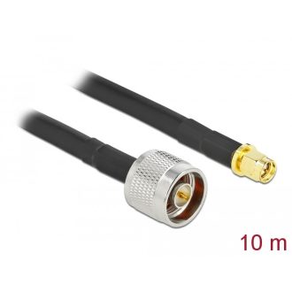   Delock antenna kábel N apa SMA apa LMR/CFD300 10 m alacsony veszteséggel (90449)