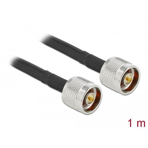 Delock antennakábel N-csatlakozóhoz N-csatlakozó LMR/CFD300 1 m alacsony veszteséggel (90453)