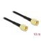 Delock Antennakábel RP-SMA-dugó - RP-SMA-dugó LMR/CFD100, 10 m (90475)
