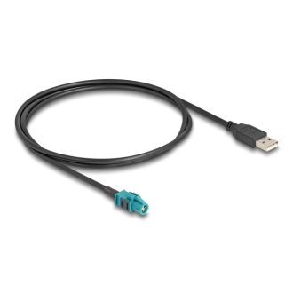   Delock Kábel HSD Z anya - A-típusú USB 2.0 apa 1 m (90534)