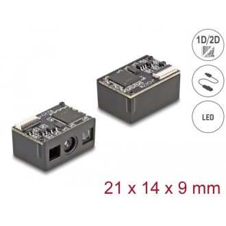   Delock Vonalkód olvasó modul 1D és 2D - német típus (90603)