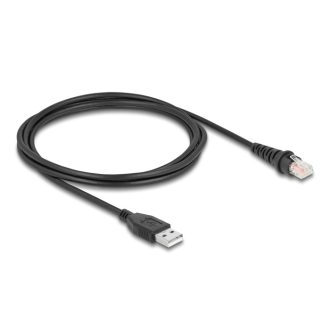   Delock RJ50   A-típusú USB 2.0 vonalkód olvasó kábel 2 m (90611)
