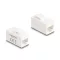 Delock Keystone modul, RJ45-aljzat - RJ45-aljzat, Cat.6A UTP fehér (90639)