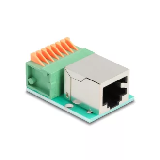   Delock RJ45 anya - Terminal block nyomógombbal Cat.5e (90652)