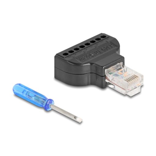 Delock RJ45 apa   sorkapocs csavarhúzóval Cat.5e (90654)