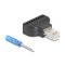 Delock RJ45 apa   sorkapocs csavarhúzóval Cat.5e (90654)