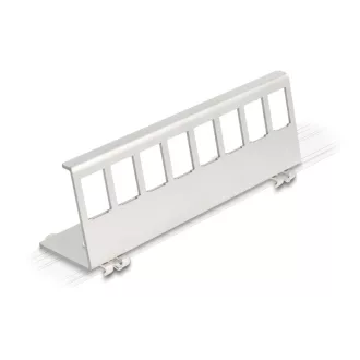   Delock Keystone fém rögzítőelem 8 porton DIN-sínhez (90657)