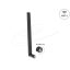 Delock WiFi 6 antenna RP-SMA-dugó 3 - 6 dBi mindenirányú, dönthető csatlakozással (fekete színű) (90677)