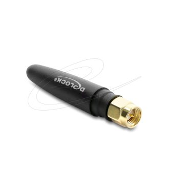  Delock LTE antenna SMA-dugó 1,82 dBi irányítatlan, rögzített, fekete (90694)
