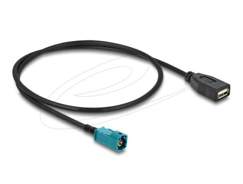 Delock Kábel HSD Z apa - A-típusú USB 2.0 anya 0,5 m